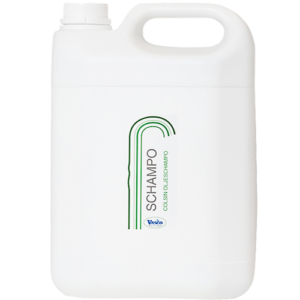 Schampo 5 Liter Ett fräscht schampo för alla typer av hår. Milt och drygt schampo som kan användas dagligen utan att torka ut hårbotten.