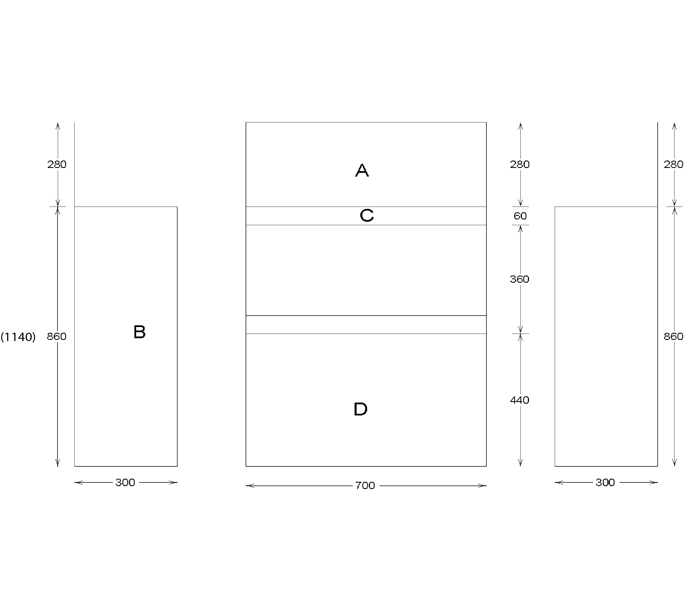 Ritning butiksdisplay